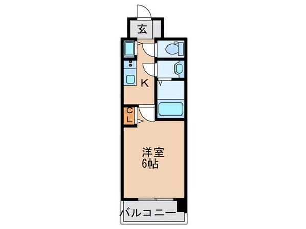 ﾗﾗﾌﾟﾚｲｽ大阪ｻﾞ･ﾘｳﾞｧｰｼﾞｭ（506）の物件間取画像